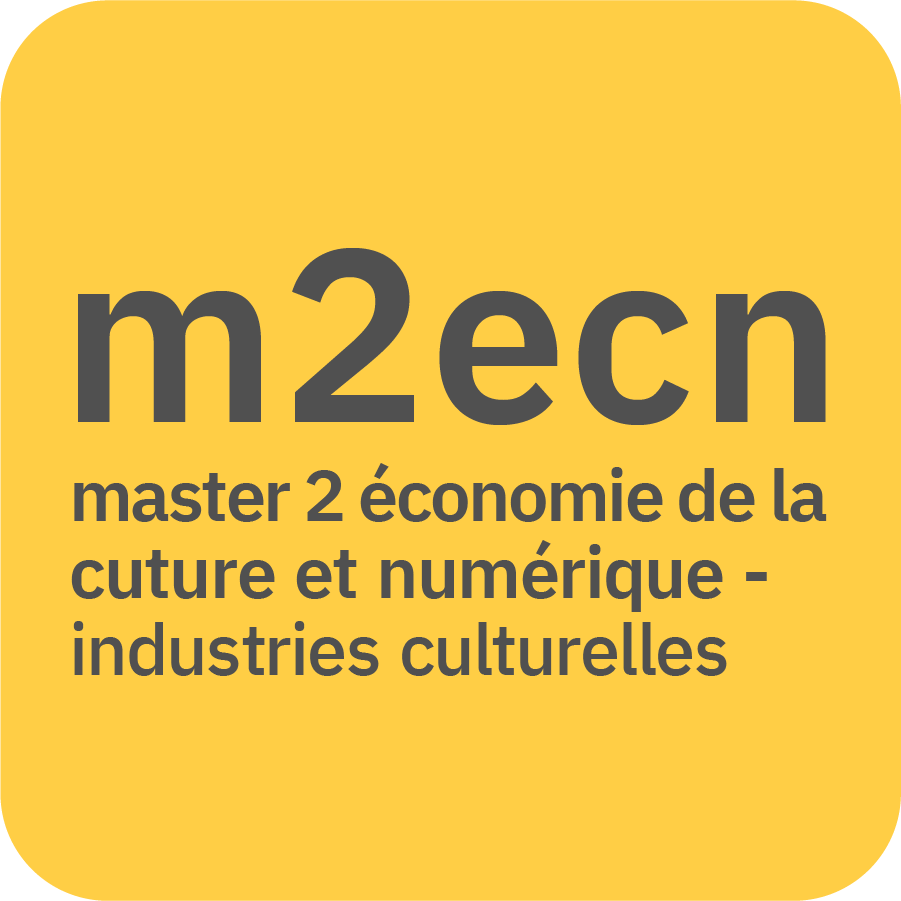 Logo master 2 Économie de la culture et numérique - Industries culturelles 